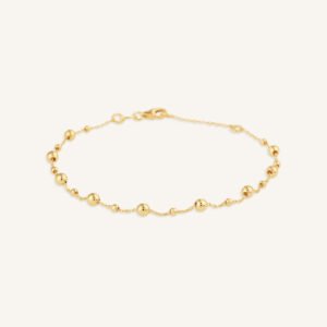 Rosefield Multi Beads armband – 14 karaat goud – productfoto 1