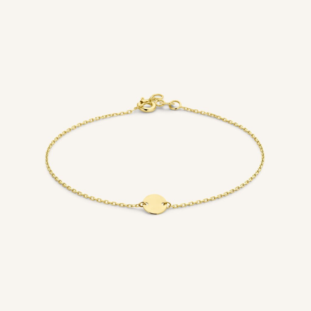 Rosefield Coin armband – 14 karaat goud – productfoto 1