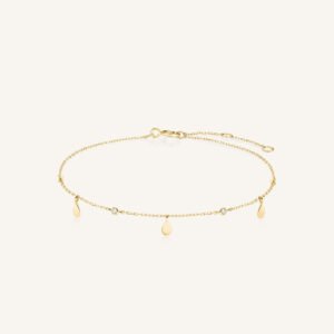 Rosefield Soleil armband – 14 karaat goud met labdiamanten – productfoto 1