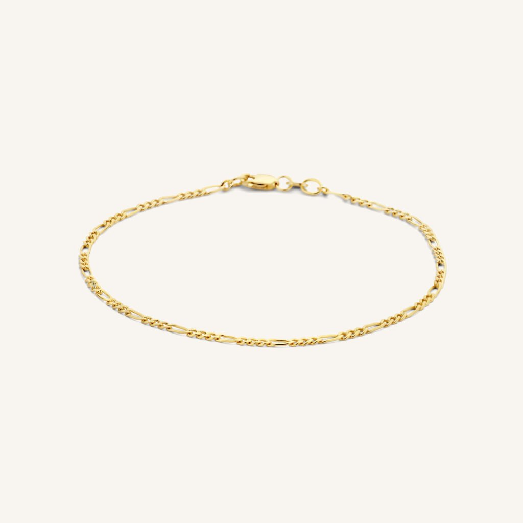 Rosefield Figaro armband – 14 karaat goud – productfoto 1