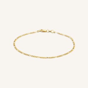 Rosefield Figaro armband – 14 karaat goud – productfoto 1