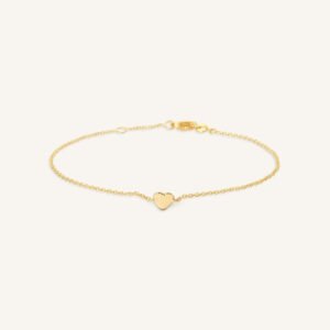 Rosefield Heart armband – 14 karaat goud | FBHBG-F151 – productfoto