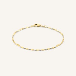 Rosefield Anchor Chain armband – 14 karaat goud – productfoto 1