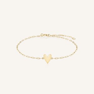 Rosefield Heart armband – 14 karaat goud | FBPHG-F416 – productfoto