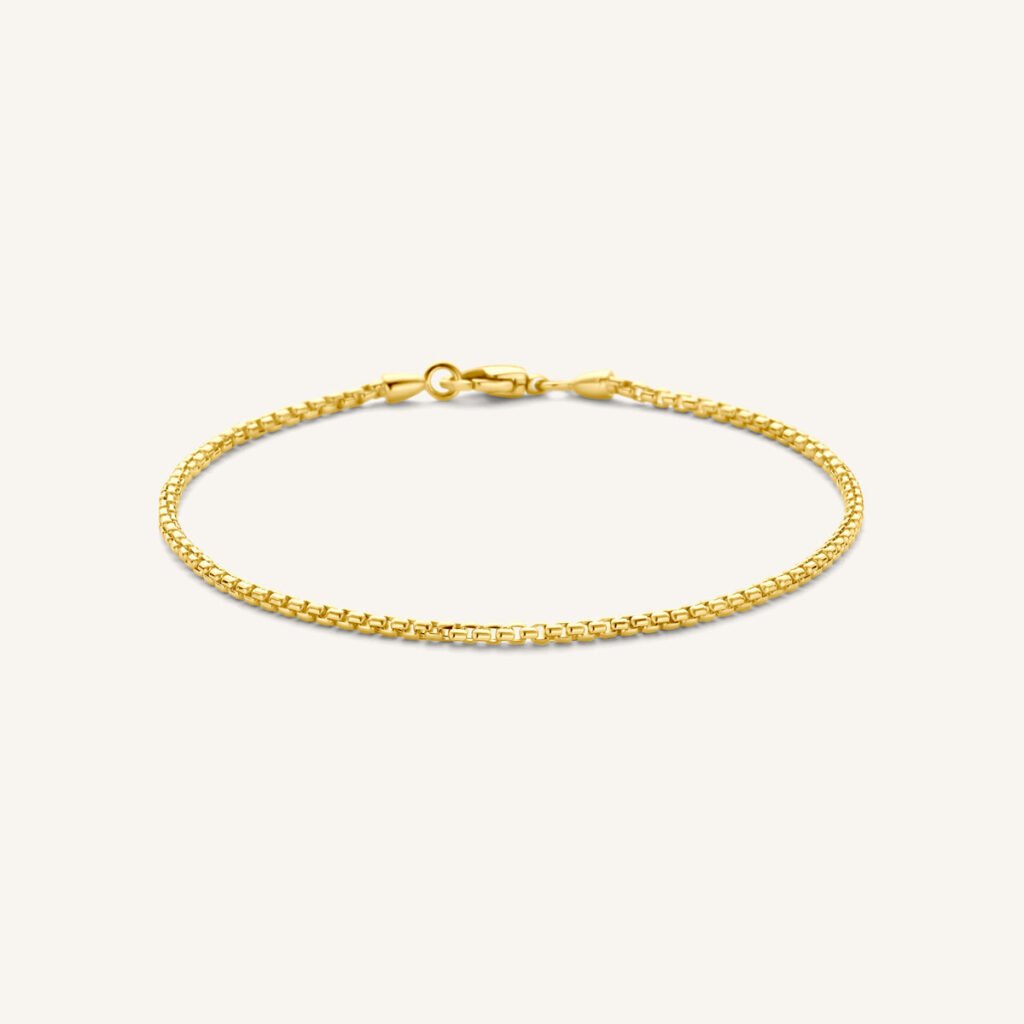 Rosefield Venetian Chain armband – 14 karaat goud – productfoto 1