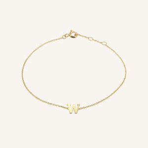 Rosefield Initial armband W – 14 karaat goud – productfoto 1