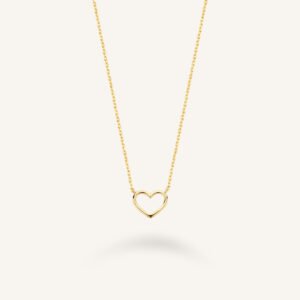 Rosefield Heart ketting – 14 karaat goud | FNHNG-F158 – productfoto