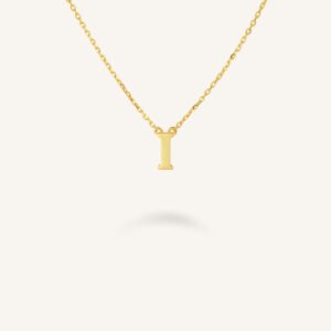 Rosefield Initial ketting I – 14 karaat goud – productfoto 1