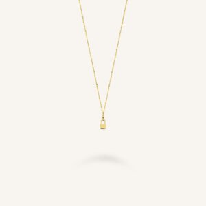Rosefield Lock ketting – 14 karaat goud – productfoto 1