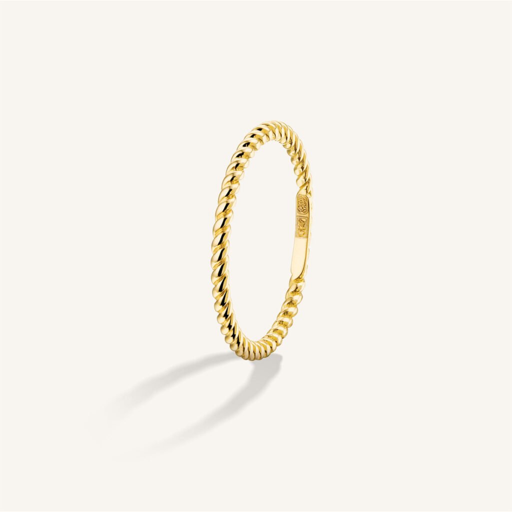 Rosefield Helium ring – 14 karaat goud – productfoto 1