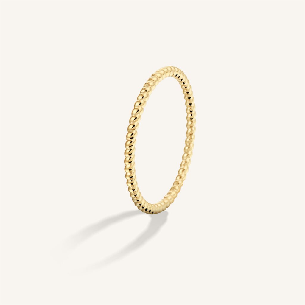 Rosefield Beads ring – 14 karaat goud | FRTR47G-F229 – productfoto