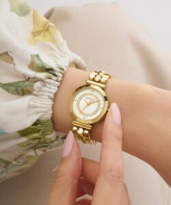 GUESS Leena dameshorloge goudkleurig 26 mm – GW0994L2 – productfoto 6