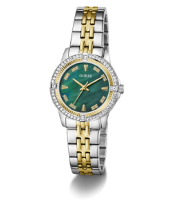 GUESS Colette dameshorloge bicolor groen 32 mm – GW1027L3 – productfoto 2