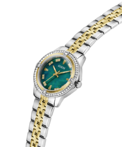 GUESS Colette dameshorloge bicolor groen 32 mm – GW1027L3 – productfoto 3