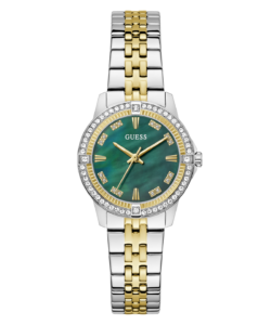 GUESS Colette dameshorloge bicolor groen 32 mm – GW1027L3 – productfoto 5