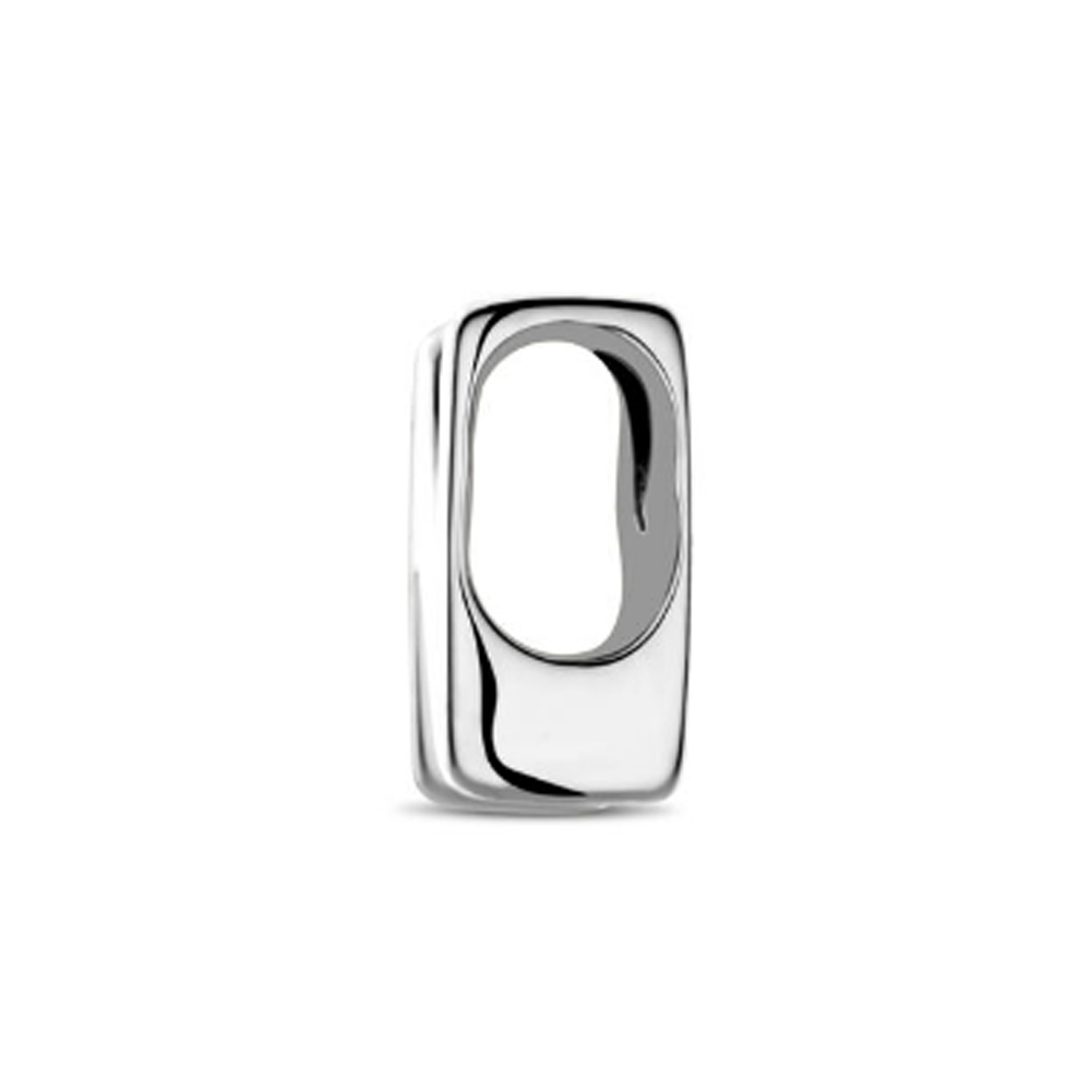 Zilveren Letterhanger – Gepersonaliseerd Initiaal Sieraad — afbeelding 2
