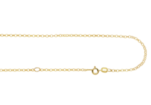 Gouden jasseron ketting 45–50 cm GCJ03 — foto 2