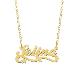 Gouden naamketting Selina GNK44 – foto 3