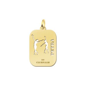 Gouden turnhanger met gravure – GSB13