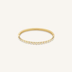 Rosefield Crystal Bangle – goudkleurig – productfoto 1
