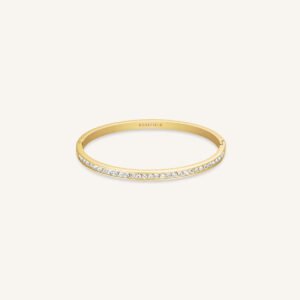 Rosefield Tennis Bangle – goudkleurig / zilverkleurig – productfoto 1