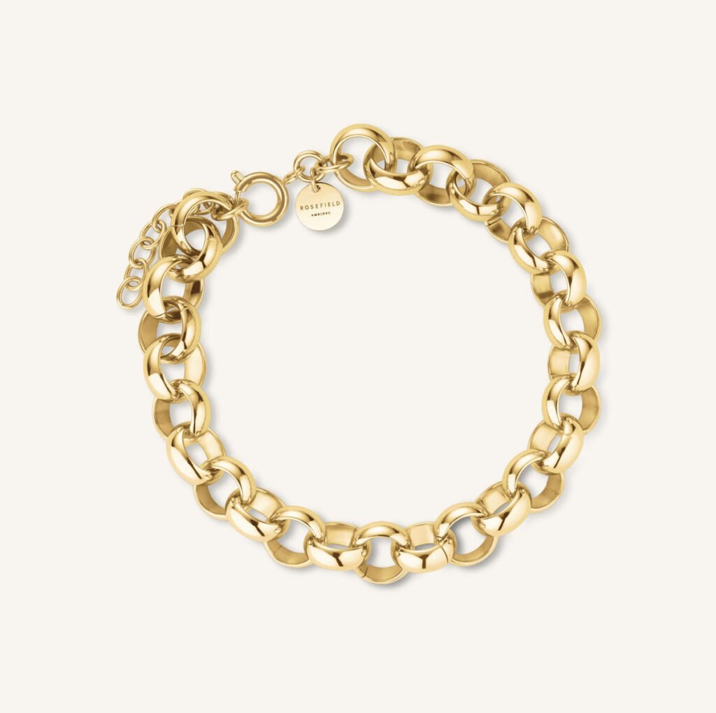 Rosefield Chunky armband – goudkleurig / zilverkleurig – productfoto 1