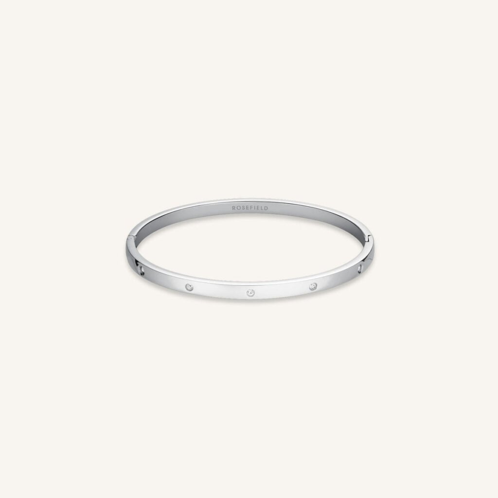 Rosefield Crystal Bangle – goudkleurig / zilverkleurig – productfoto 2
