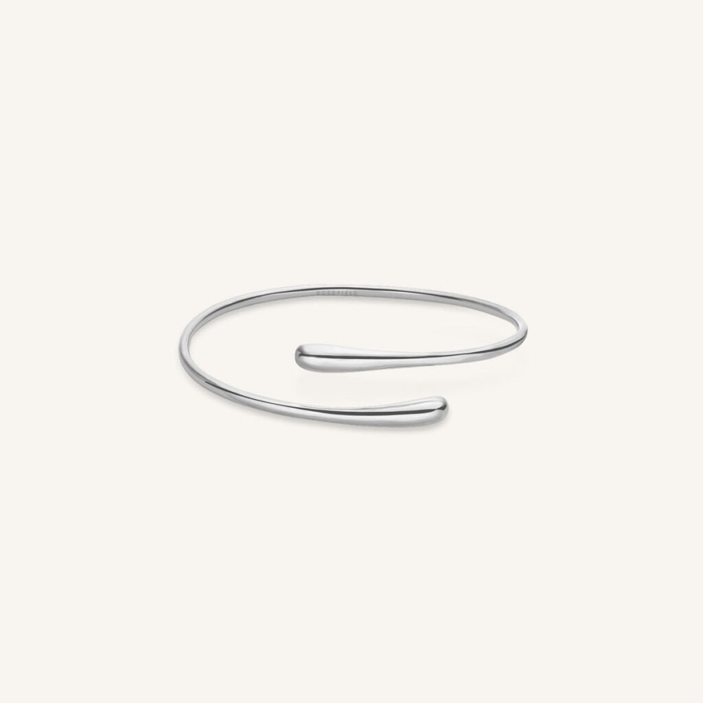 Rosefield Hugged Bangle – goudkleurig / zilverkleurig – productfoto 2