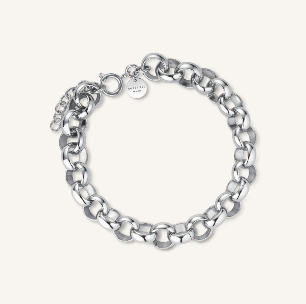 Rosefield Chunky armband – goudkleurig / zilverkleurig – productfoto 2