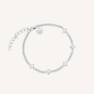 Rosefield Crystal armband – goudkleurig / zilverkleurig – productfoto 2