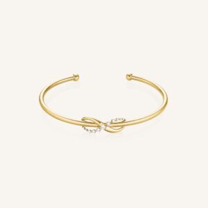 Rosefield Infinity Bangle – goudkleurig / zilverkleurig – productfoto 1