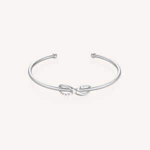 Rosefield Infinity Bangle – goudkleurig / zilverkleurig – productfoto 2