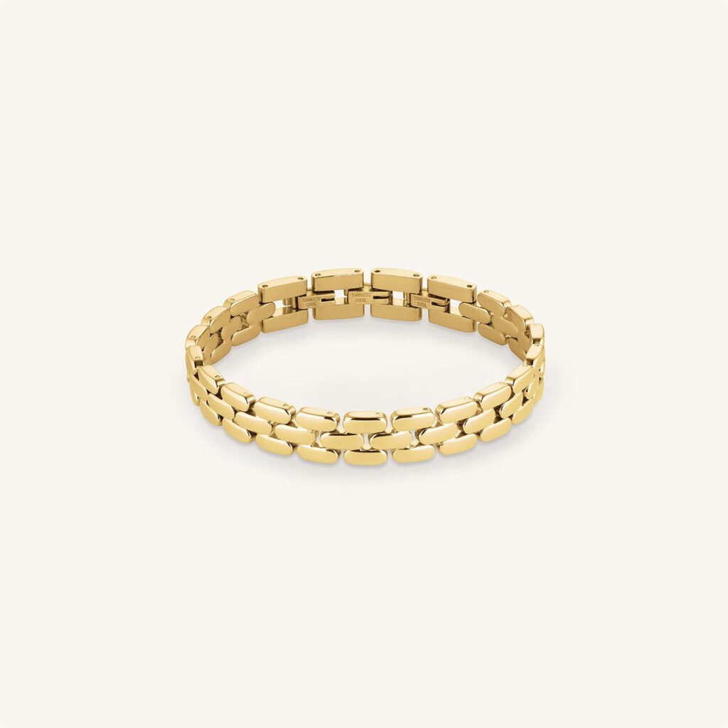 Rosefield Legacy armband – goudkleurig – productfoto 1