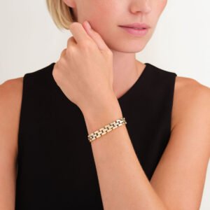 Rosefield Legacy armband – goudkleurig – productfoto 2