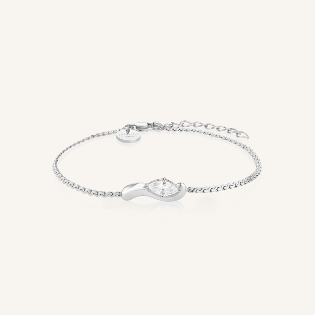 Rosefield Marquise Wave armband – goudkleurig / zilverkleurig – productfoto 2