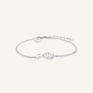 Rosefield Marquise Wave armband – goudkleurig / zilverkleurig – productfoto 2