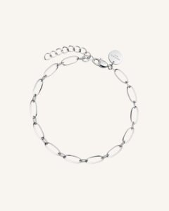 Rosefield Oval armband – goudkleurig / zilverkleurig – productfoto 2