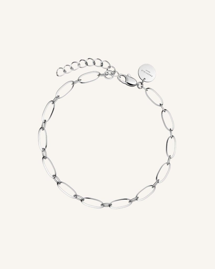 Rosefield Oval armband – goudkleurig / zilverkleurig – productfoto 2