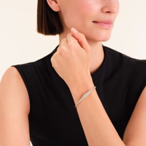 Rosefield Pave Bangle – goudkleurig – productfoto 2