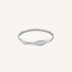 Rosefield Pave Wave Bangle – goudkleurig / zilverkleurig – productfoto 2