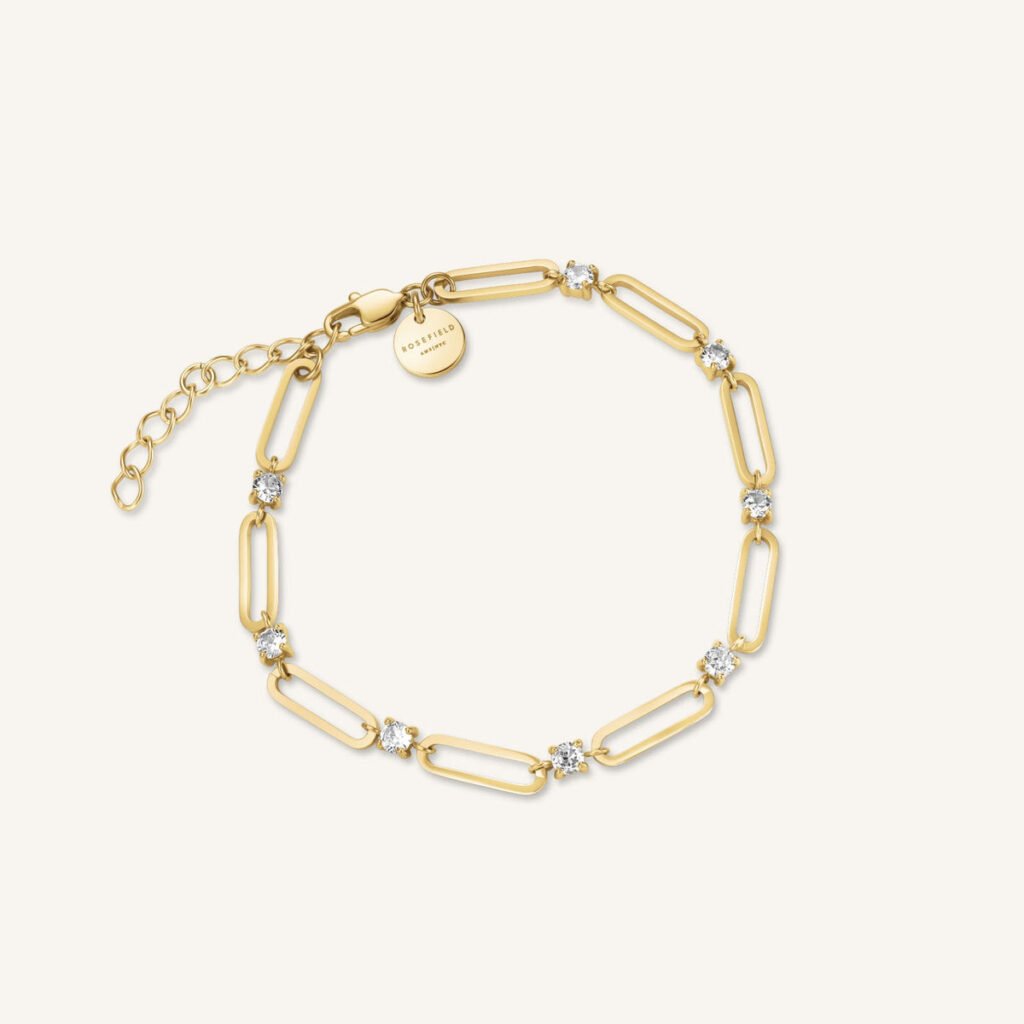 Rosefield Round Stones armband – goudkleurig / zilverkleurig – productfoto 1