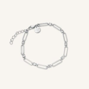 Rosefield Round Stones armband – goudkleurig / zilverkleurig – productfoto 2