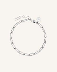 Rosefield Rectangular chain bracelet – goudkleurig / zilverkleurig – productfoto 2
