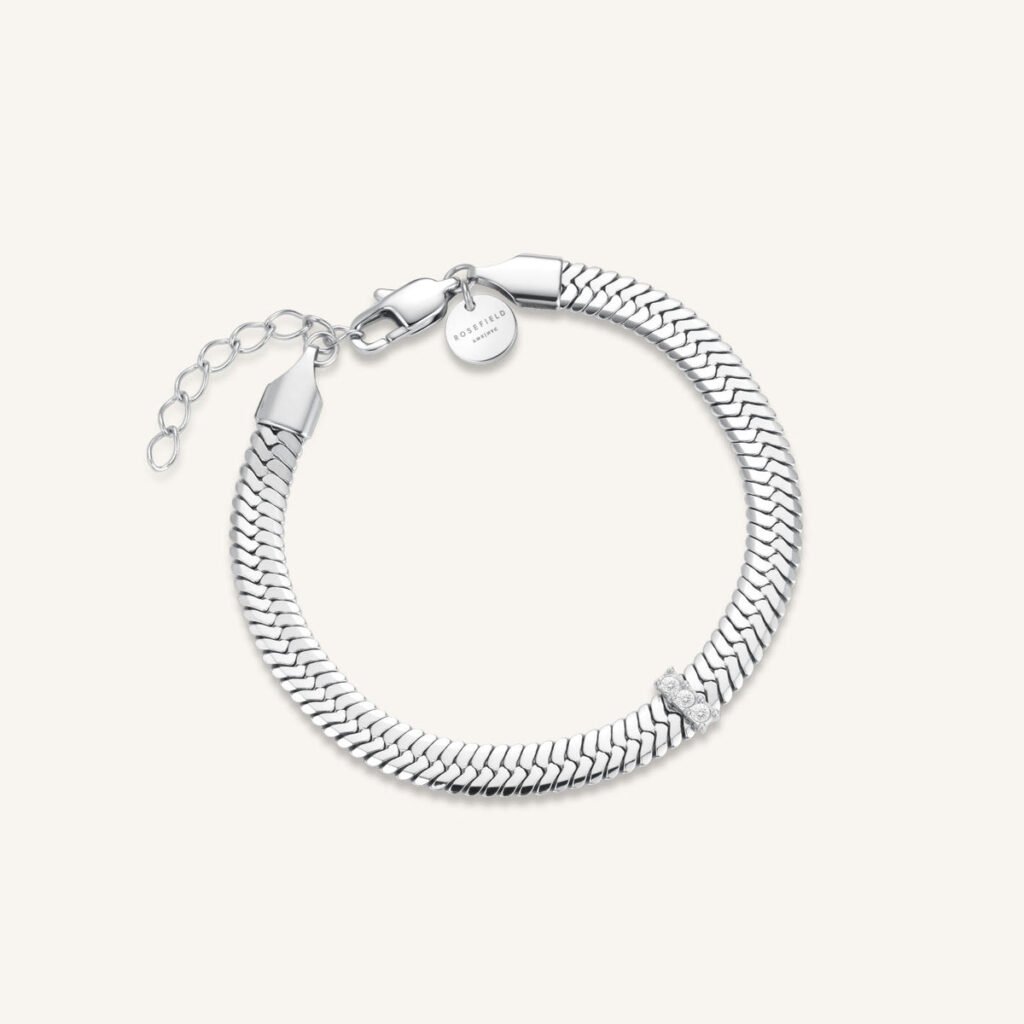 Rosefield Crystal Snake armband – goudkleurig / zilverkleurig – productfoto 2