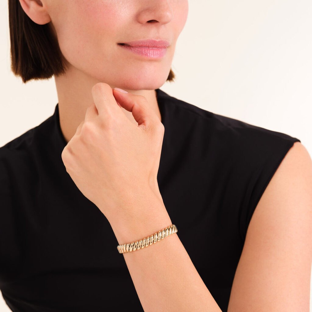 Rosefield San Marco armband – goudkleurig – productfoto 2