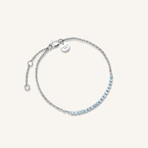 Rosefield Tennis armband – goudkleurig / zilverkleurig – productfoto 2