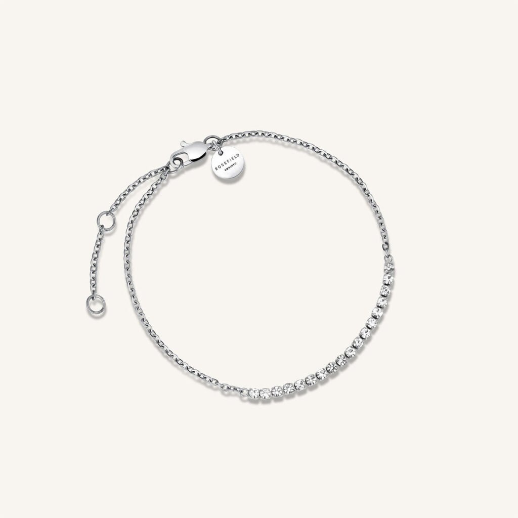 Rosefield Tennis armband – goudkleurig / zilverkleurig – productfoto 2