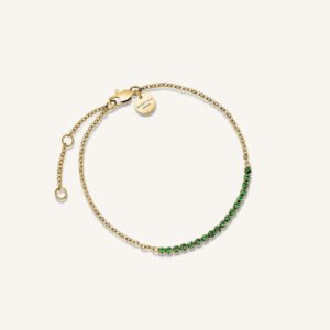 Rosefield Tennis armband – goudkleurig / zilverkleurig – productfoto 1