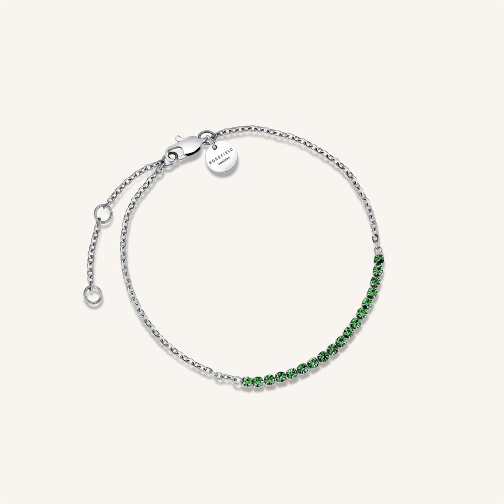Rosefield Tennis armband – goudkleurig / zilverkleurig – productfoto 2