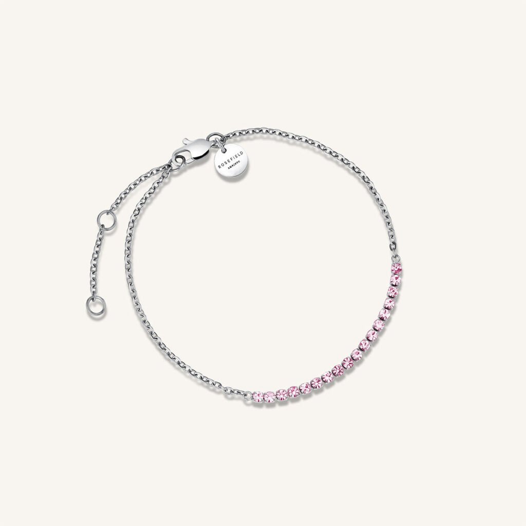 Rosefield Tennis armband – goudkleurig / zilverkleurig – productfoto 2